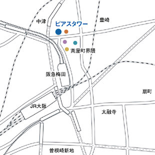 PIAS TOWER 周辺地図